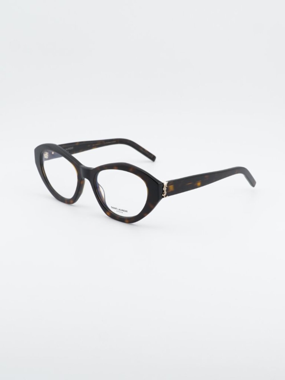 Saint Laurent SL M60 OPT 002 Eyeglasses Havana 54mm Cat Eye Frame